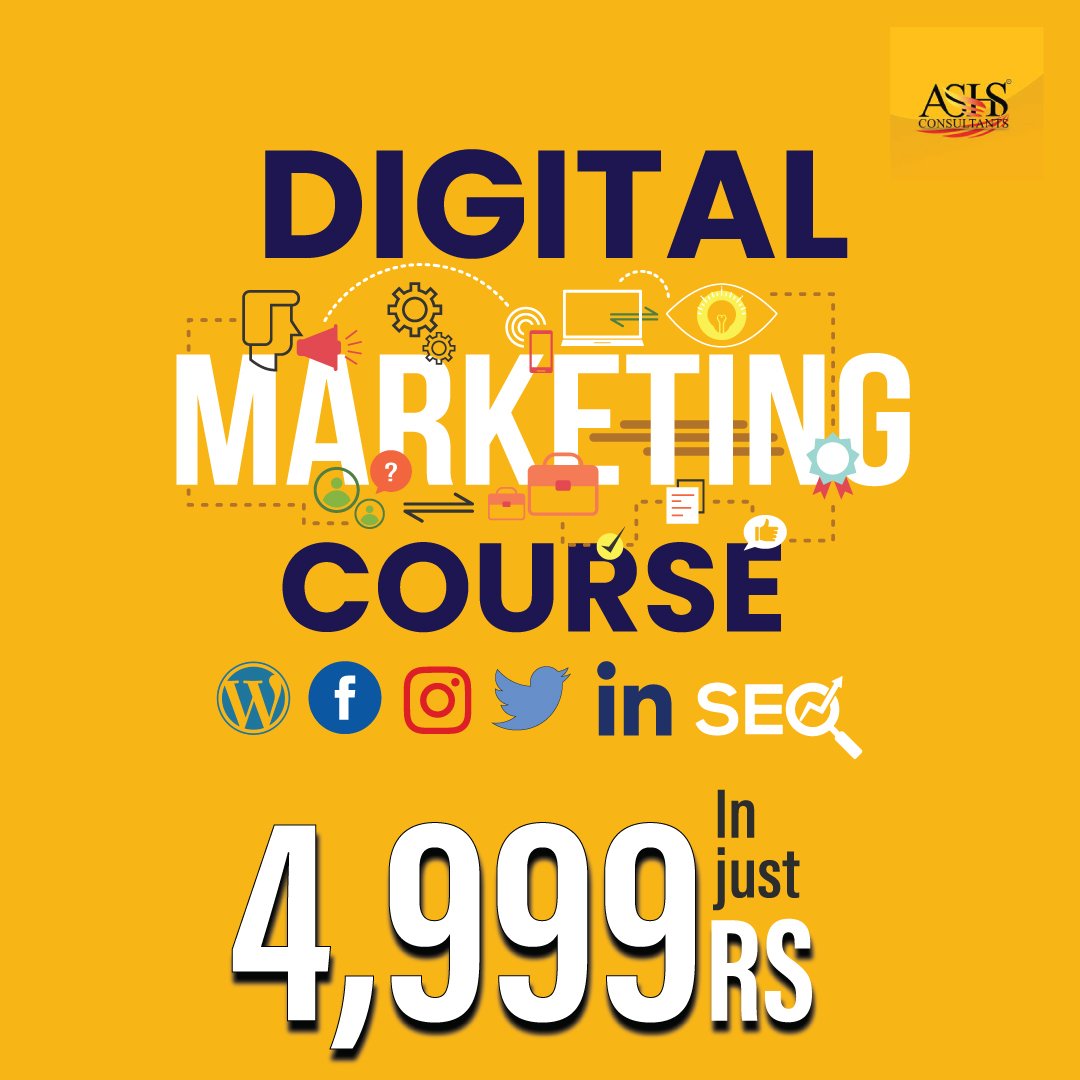 3 Months Certification in Digital Marketing - ASHS CONSULTANTS