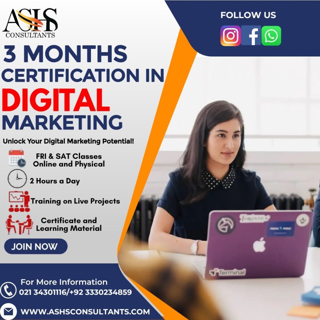 digital marketing course in karachi