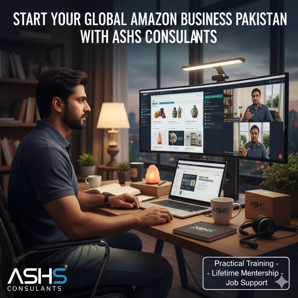 Learn Multi-Platform E-commerce: Amazon, Shopify, eBay & Daraz Training Karachi