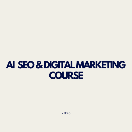 AI SEO & Digital Marketing Course