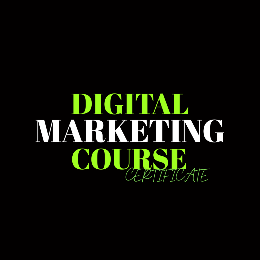 Digital Marketing Course Certificate