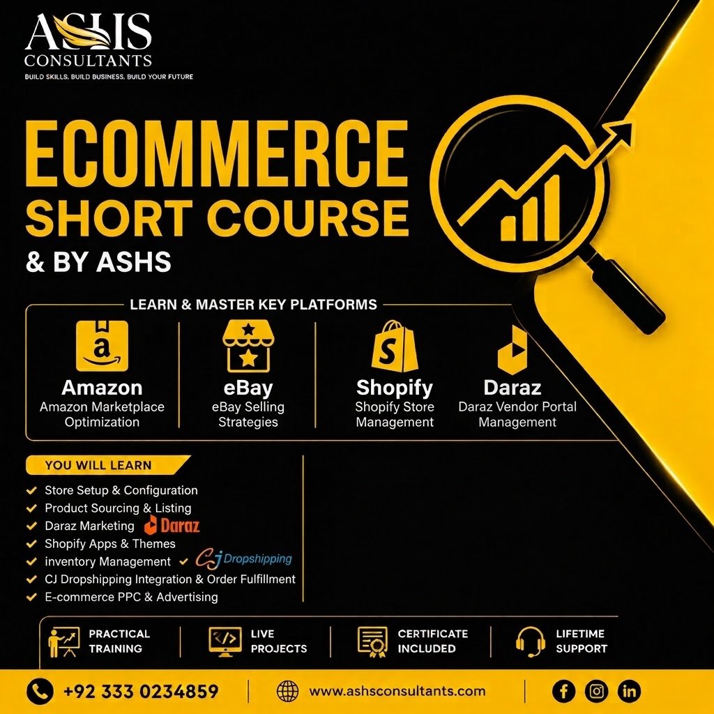 E-commerce Short Courses in Karachi